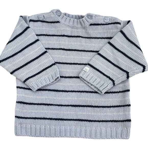 French Designer La Petite Ourse Sweater & Socks 9 mos - Picture 2 of 10